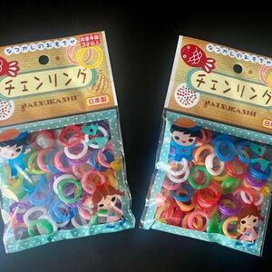 2 Sets of NWT Chinese Jacks 70's & 80's Game Approx. 100+ Rings = 10+ Jacks